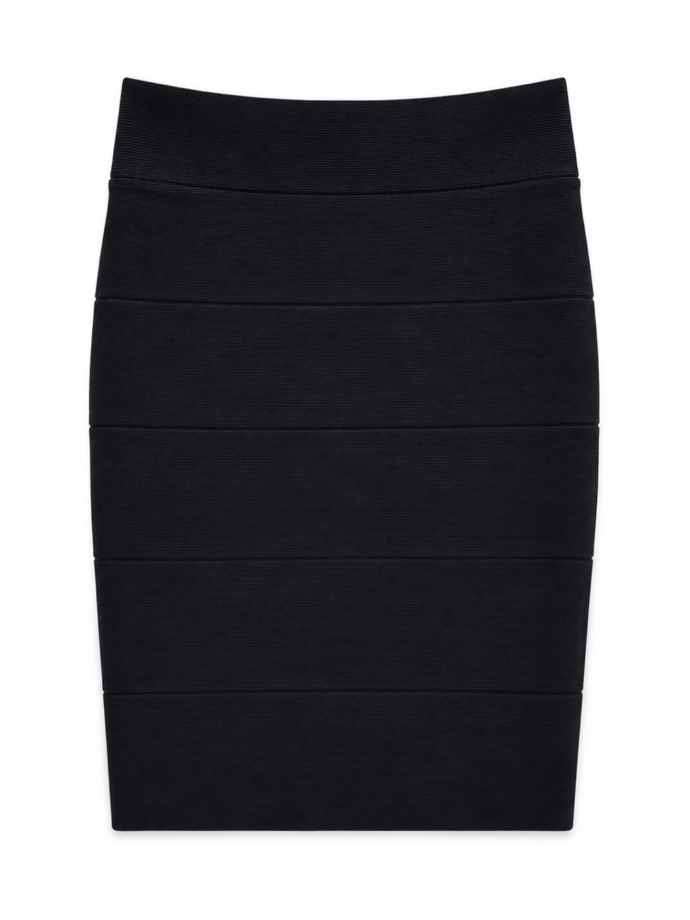 BCBGMaxAzria Vintage Black Bandage Mini Skirt Size XS
